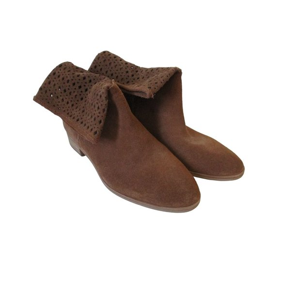 Michael Kors Camel Suede Ankle Boots Waffle Pull-On - Picture 1 of 9